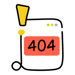 Web Error 404 Issue Website Problem Icon