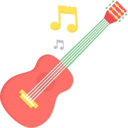 Musica Guitarra Instrumento Icono