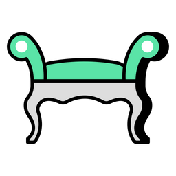 Backless Couch  Icon