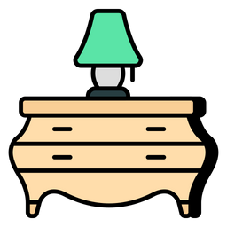 Bedside Table  Icon