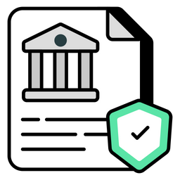 Bank Insurance Policy  Icon