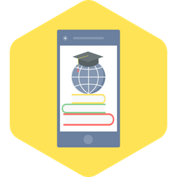 Mobile Education  Icon