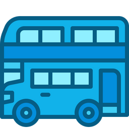 Double Decker Bus  Icon