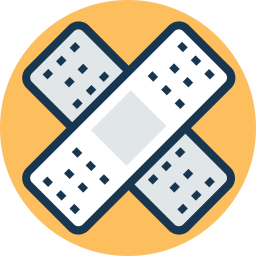 Wound Band Aid Icon