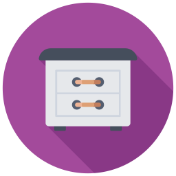 Bedside Table  Icon