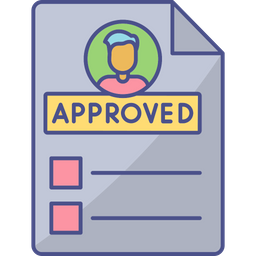 Approve Resume  Icon