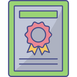 Certificado  Ícone