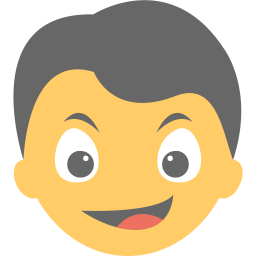 Boy Laughing  Icon