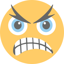 Angry Face  Icon