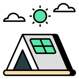 Camp  Icon