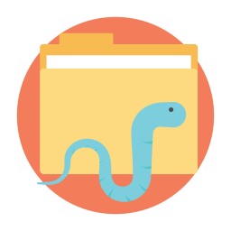 Computer Worm  Icon