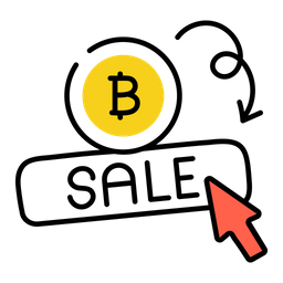 Bitcoin Sale  Icon