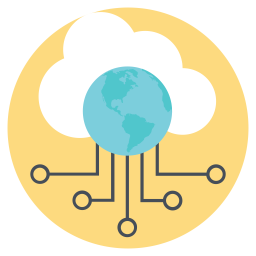 Cloud Hosting  Icon