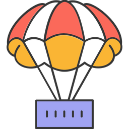 Parachute Paratrooping Skydiving Icon