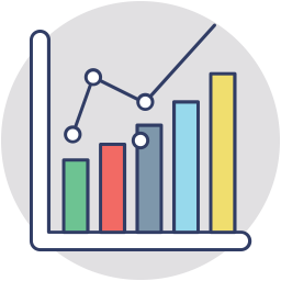 Geschäftsdiagramm  Symbol