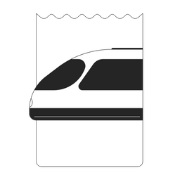 Booking ticket on train  Icon