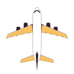 Flying plane  Icon