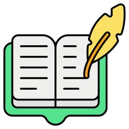 Book and Quill  Icon