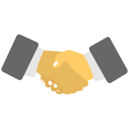 Partnerschaft Geschaft Deal Symbol