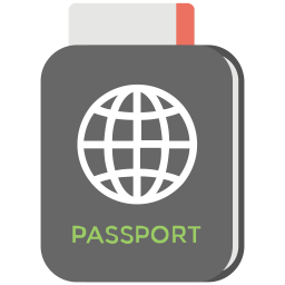 Reisepass Reisepass Ausweis Symbol