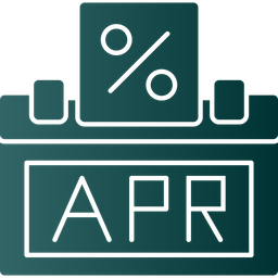 Annual Percentage Rate  Icon