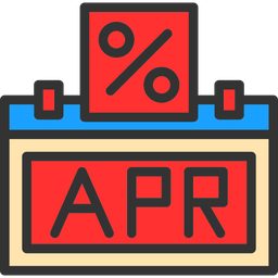 Annual Percentage Rate  Icon