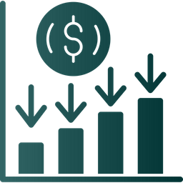 Venda média em dólar  Ícone