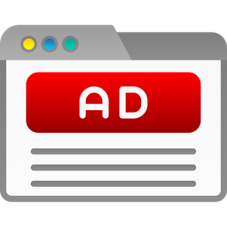 Banner Adverts  Icon