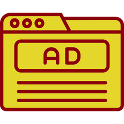 Banner Adverts  Icon