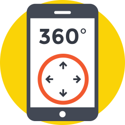 360-Degree Video  Icon