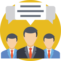 Business Discussion  Icon