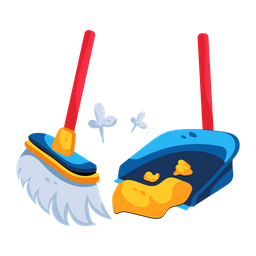 Broom Cleaning  Icon