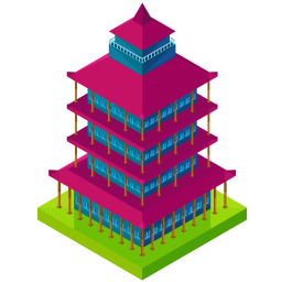 Asian tower  Icon