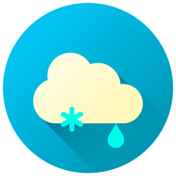 Snowfall Rainfall  Icon