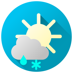 Rainy Snowy Day  Icon