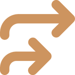 Arrows turn right  Icon