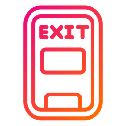 Emergency Exit  Icon