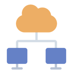 Servicio de almacenamiento en la nube  Icono