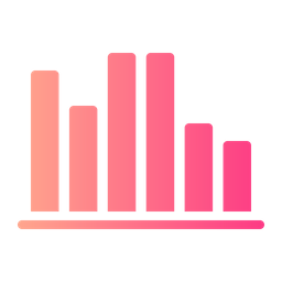 Gráfico de barras  Ícone