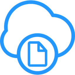 Cloud file  Icon