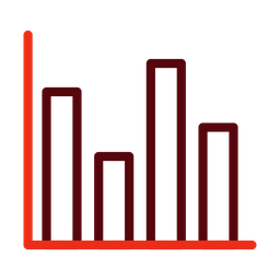 Gráfico de barras  Icono