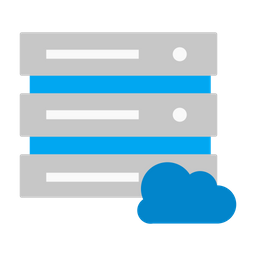 Nube del servidor de datos  Icono
