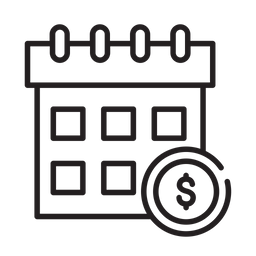 Finance calendar  Icon