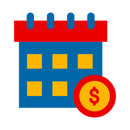 Finance calendar  Icon