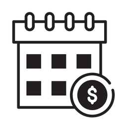 Finance calendar  Icon