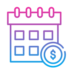 Finance calendar  Icon