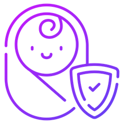 Baby insurance  Icon