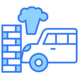 Acidente de carro  Ícone