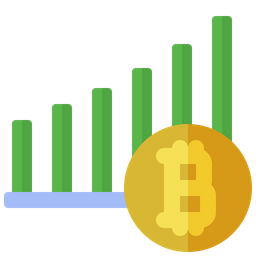 Bitcoin Chart  Icon