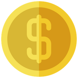 Dollar Coin  Icon